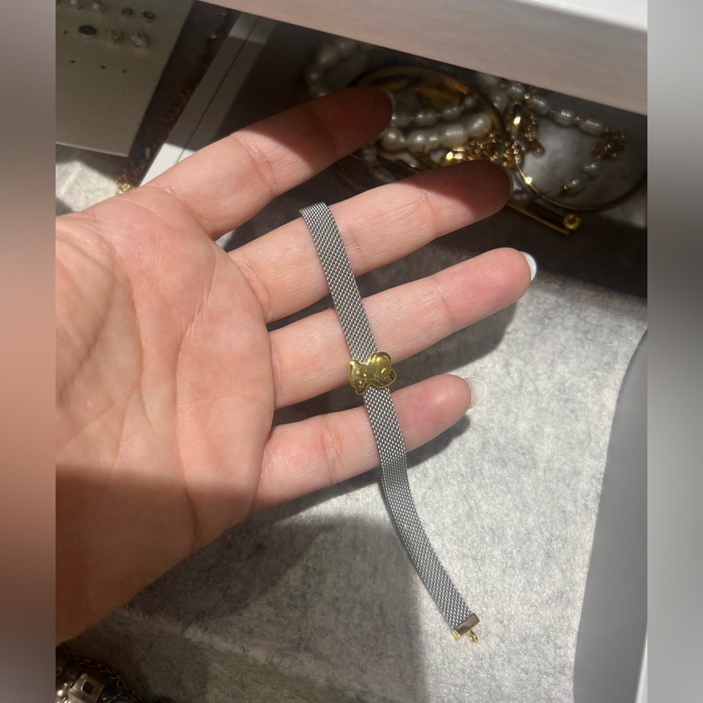 100% AUTHENTIC TOUS Bracelet and Ring 18K Gold purchased from Miami Store